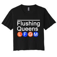 Flushing Queens LFGM Women's Crop Top Tee