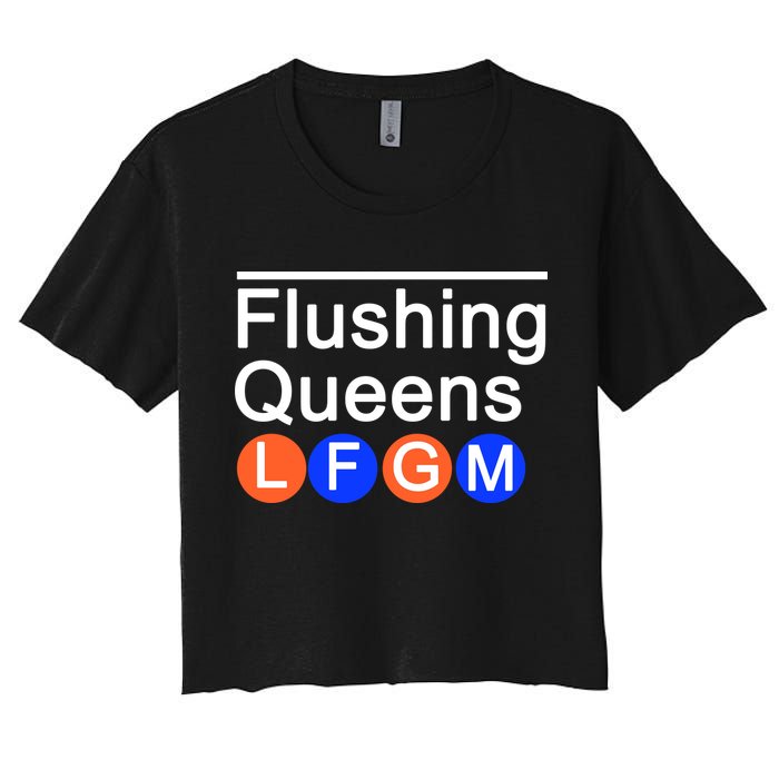 Flushing Queens LFGM Women's Crop Top Tee