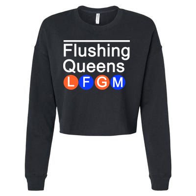 Flushing Queens LFGM Cropped Pullover Crew