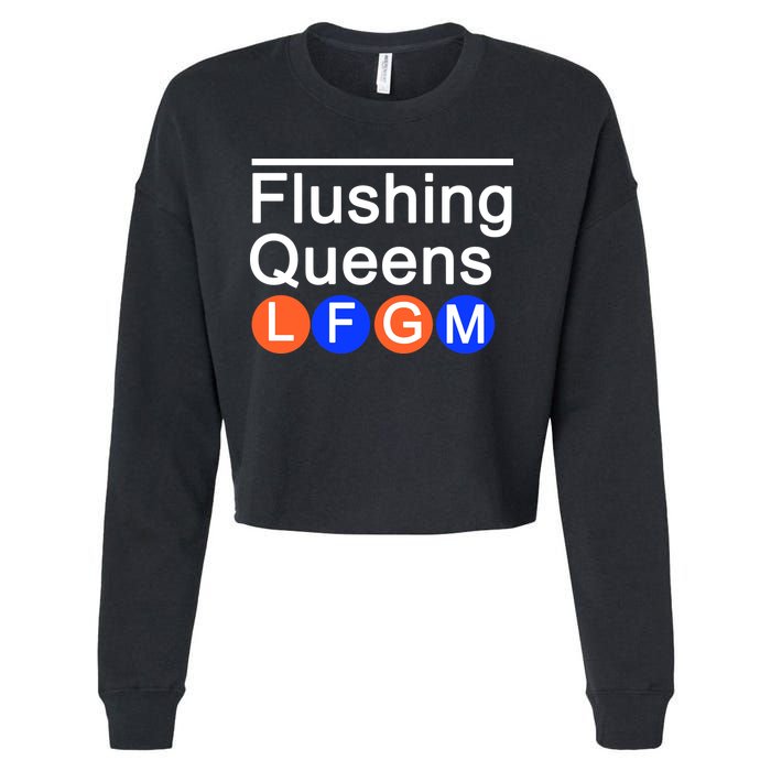 Flushing Queens LFGM Cropped Pullover Crew