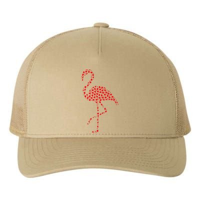 Flamingo Lover Valentine Gift Flamingo Valentine's Day Yupoong Adult 5-Panel Trucker Hat