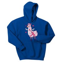 Funny Llama Valentines Day Alpaca Meaningful Gift Kids Hoodie