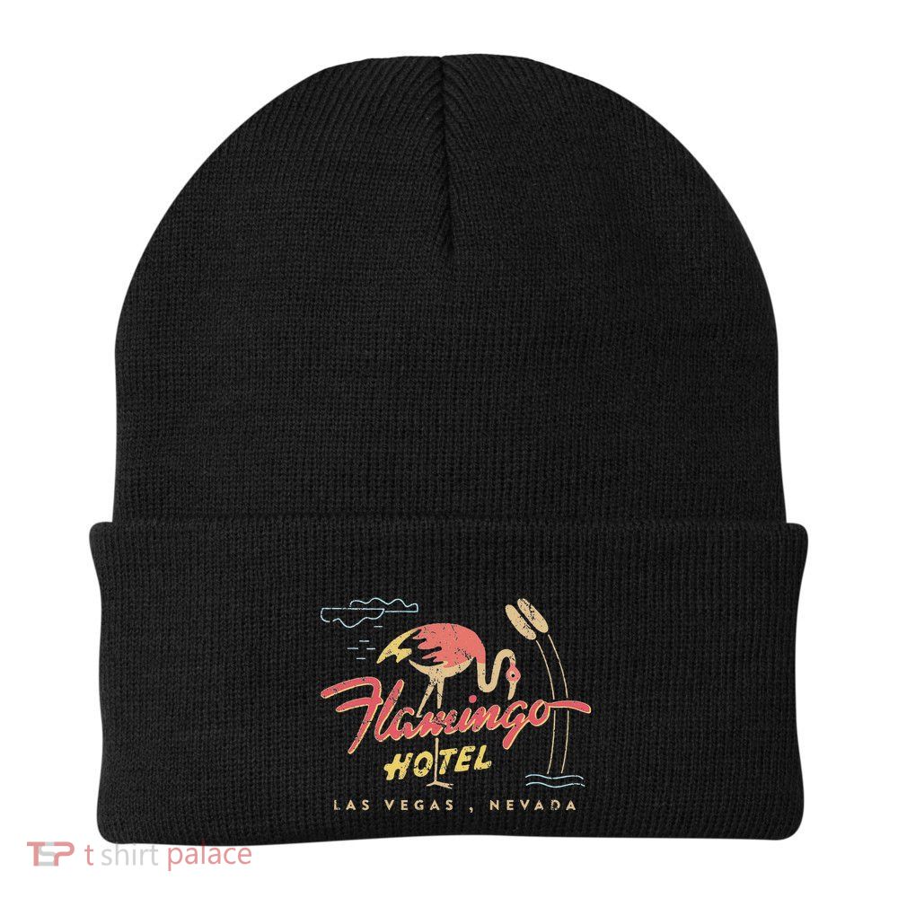 Flamingo Las Vegas Hotel Casino Retro Vintage Beanie