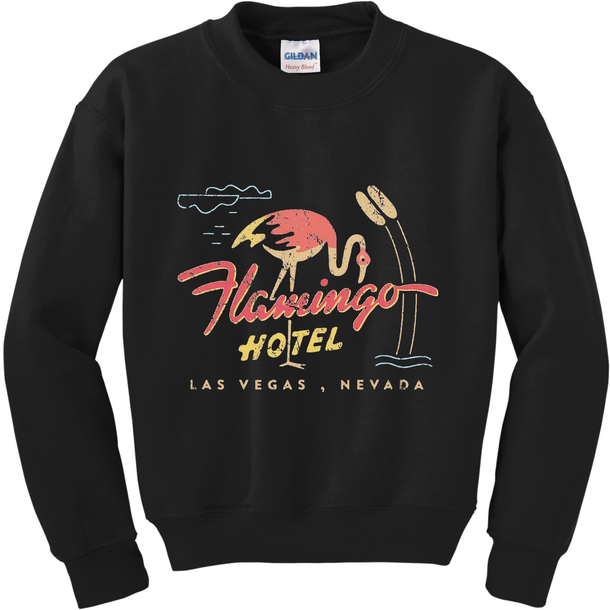 Flamingo Las Vegas Hotel Casino Retro Vintage Kids Sweatshirt
