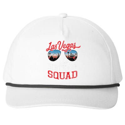 funny Las Vegas 21st Birthday Squad Snapback Five-Panel Rope Hat