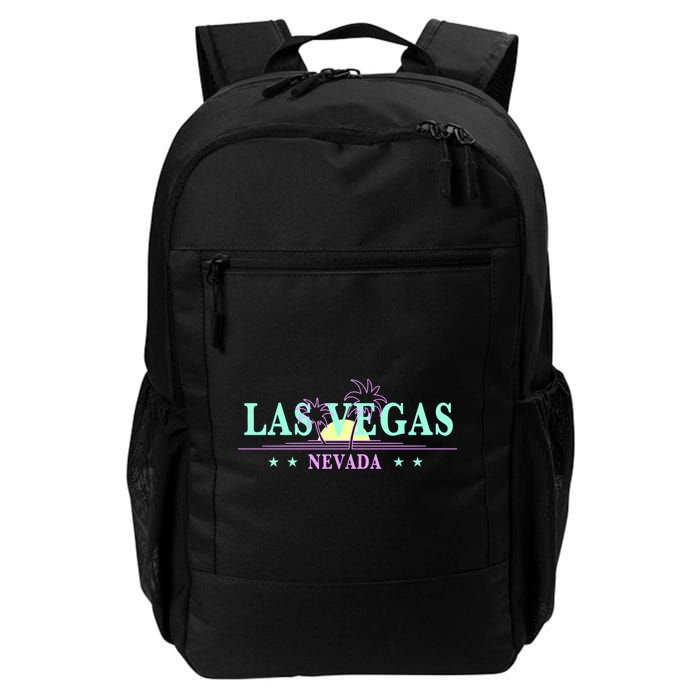 Funny Las Vegas Retro Sunset Palm Trees 1 Backpack