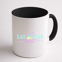Funny Las Vegas Retro Sunset Palm Trees 1 Mug