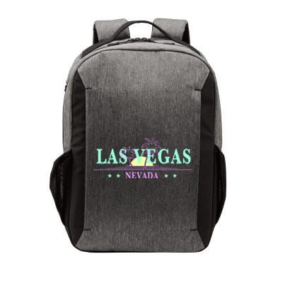 Funny Las Vegas Retro Sunset Palm Trees 1 Vector Backpack