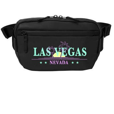 Funny Las Vegas Retro Sunset Palm Trees 1 Crossbody Pack