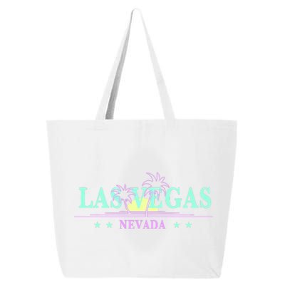 Funny Las Vegas Retro Sunset Palm Trees 1 25L Jumbo Tote