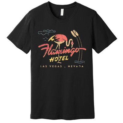 Flamingo Las Vegas Hotel Casino Retro Vintage Premium T-Shirt