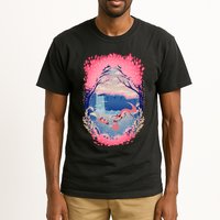 Fox Life View Illustration Tall T-Shirt