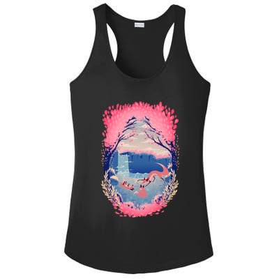 Fox Life View Illustration Ladies PosiCharge Competitor Racerback Tank