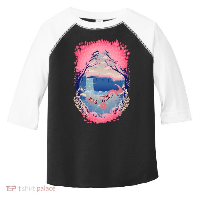 Fox Life View Illustration Toddler Fine Jersey T-Shirt
