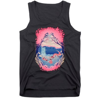 Fox Life View Illustration Tank Top