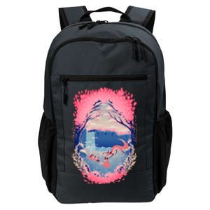 Fox Life View Illustration Daily Commute Backpack