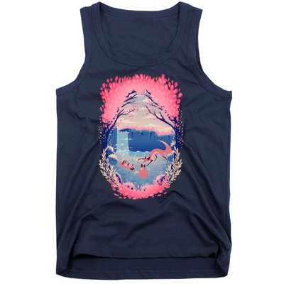 Fox Life View Illustration Tank Top