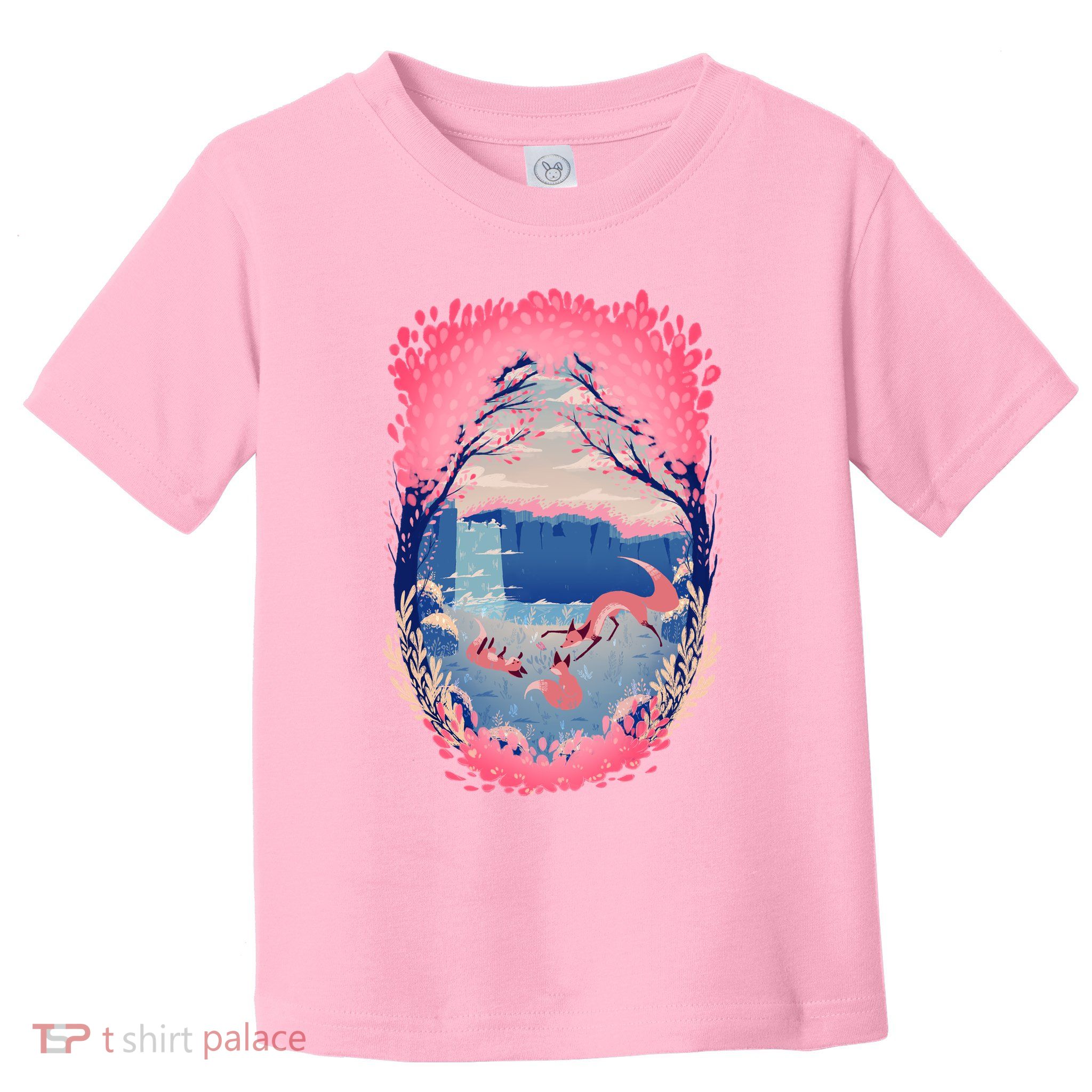 Fox Life View Illustration Toddler T-Shirt