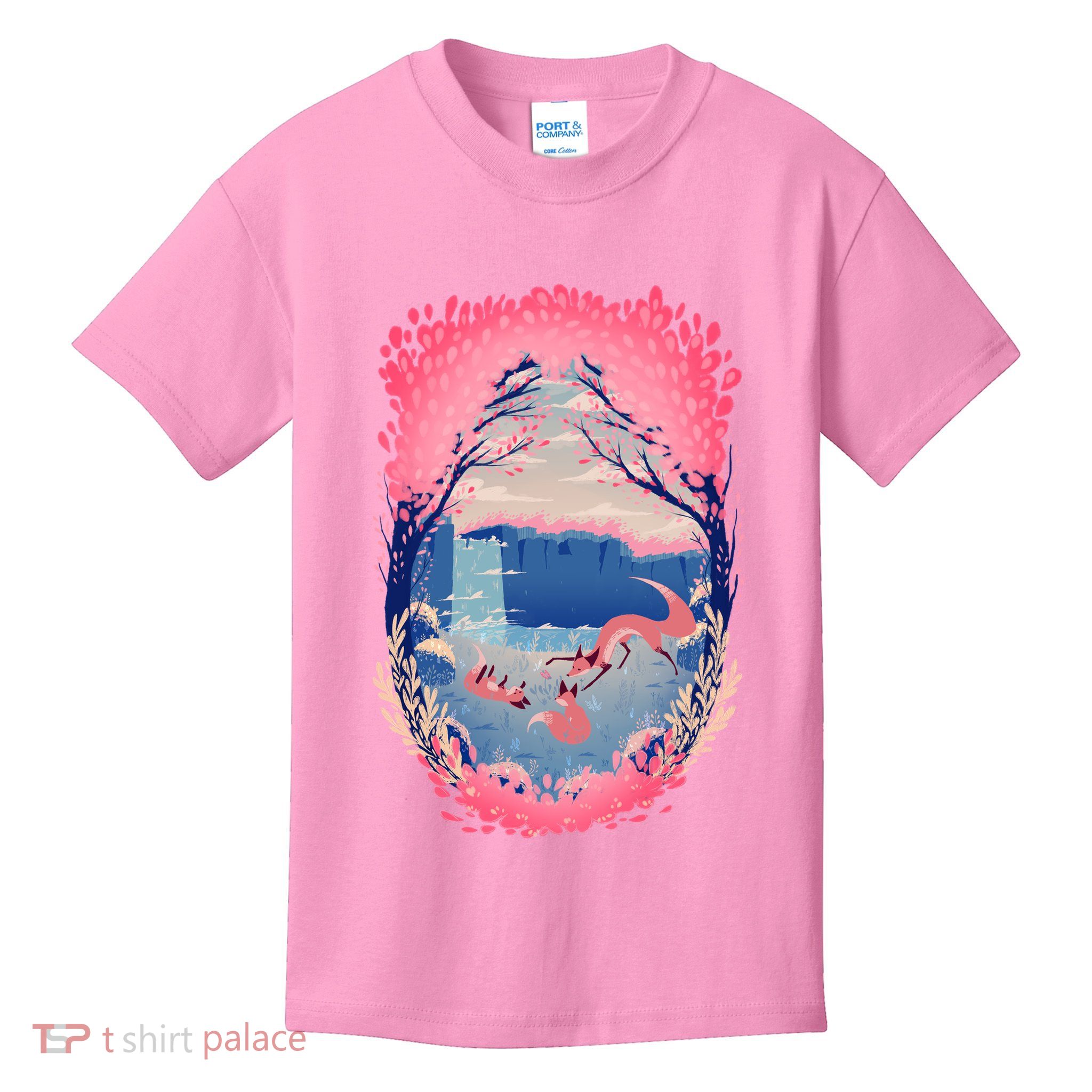 Fox Life View Illustration Kids T-Shirt