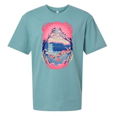 Fox Life View Illustration Sueded Cloud Jersey T-Shirt