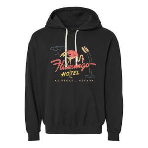 Flamingo Las Vegas Hotel Casino Retro Garment-Dyed Fleece Hoodie