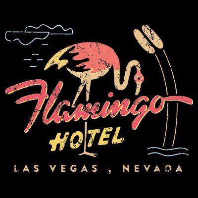 Flamingo Las Vegas Hotel Casino Retro T-Shirt
