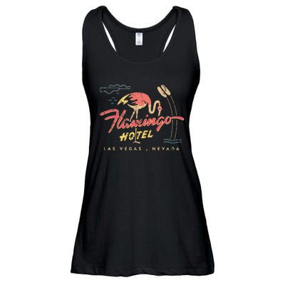 Flamingo Las Vegas Hotel Casino Retro Ladies Essential Flowy Tank