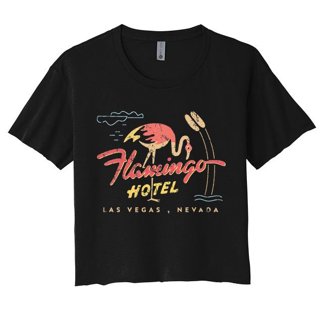 Flamingo Las Vegas Hotel Casino Retro Crop Top