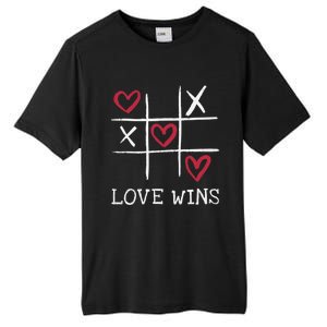 Fun Love Wins Love Always Wins Valentines Day Gift Tall Fusion ChromaSoft Performance T-Shirt