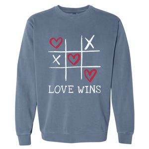 Fun Love Wins Love Always Wins Valentines Day Gift Garment-Dyed Sweatshirt