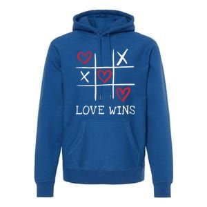 Fun Love Wins Love Always Wins Valentines Day Gift Premium Hoodie