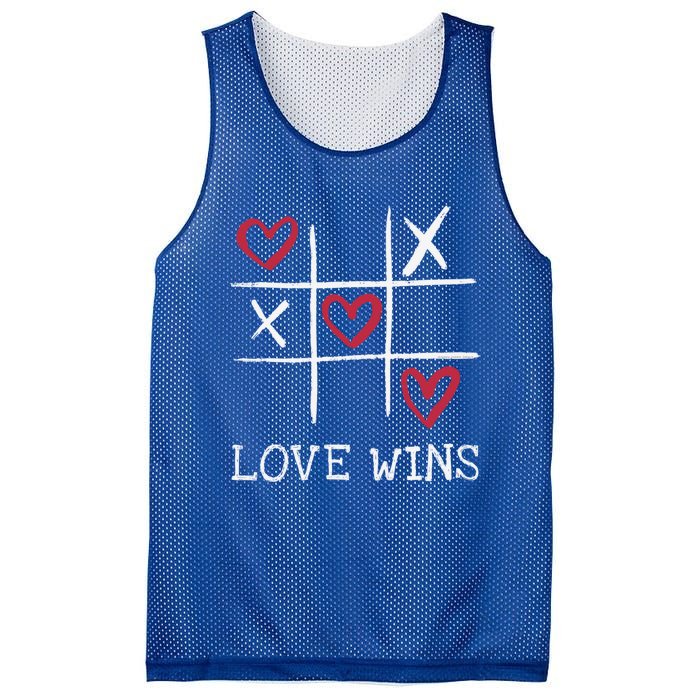 Fun Love Wins Love Always Wins Valentines Day Gift Mesh Reversible Basketball Jersey Tank