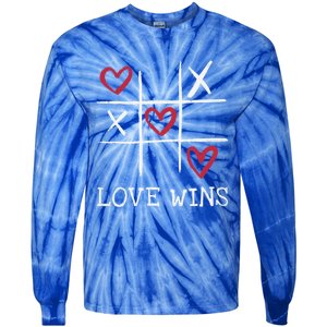 Fun Love Wins Love Always Wins Valentines Day Gift Tie-Dye Long Sleeve Shirt