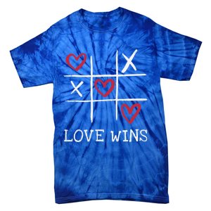 Fun Love Wins Love Always Wins Valentines Day Gift Tie-Dye T-Shirt