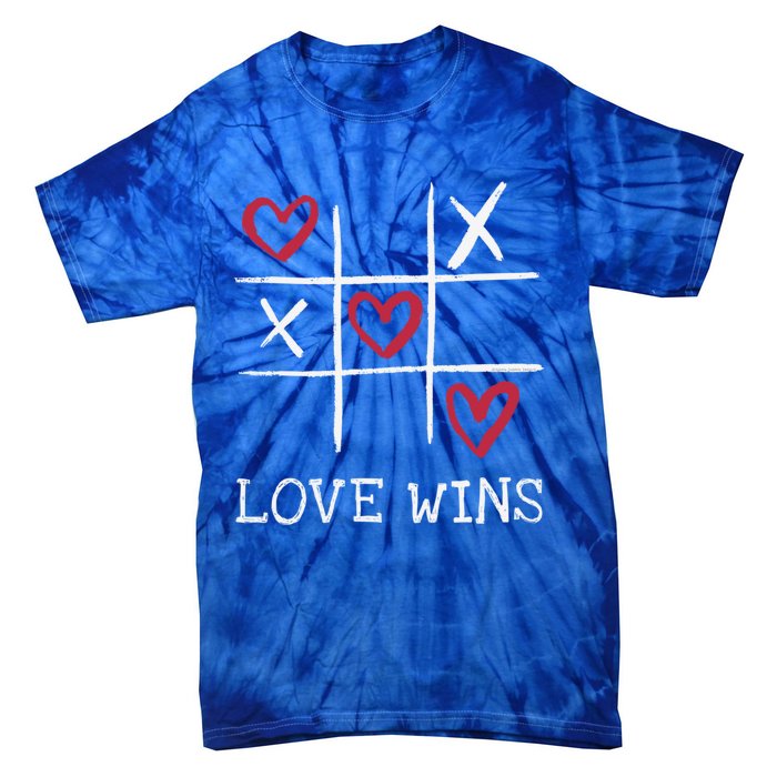 Fun Love Wins Love Always Wins Valentines Day Gift Tie-Dye T-Shirt