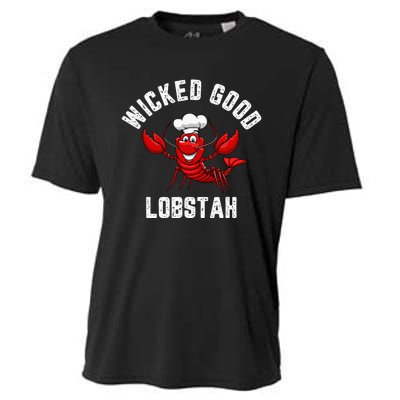 Funny Lobster Wicked Good Lobstah Maine New England Cooling Performance Crew T-Shirt