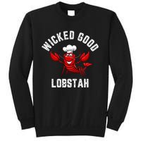 Funny Lobster Wicked Good Lobstah Maine New England Sweatshirt