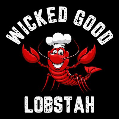 Funny Lobster Wicked Good Lobstah Maine New England T-Shirt