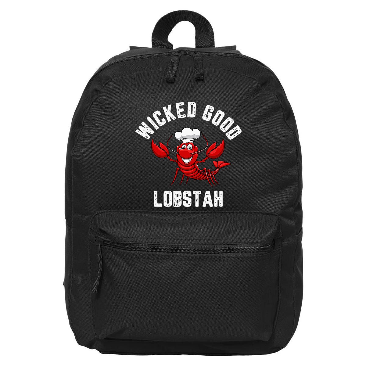 Funny Lobster Wicked Good Lobstah Maine New England 16 in Basic Backpack