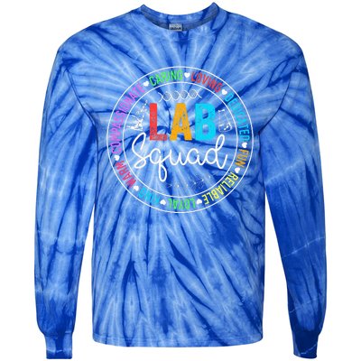 Funny Lab Week 2024 Medical Laboratory Technician Tie-Dye Long Sleeve Shirt