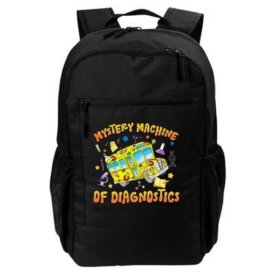 Funny Lab Week 2025 Retro Mystery Machine Of Diagnostics Daily Commute Backpack