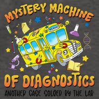 Funny Lab Week 2025 Retro Mystery Machine Of Diagnostics Vector Backpack