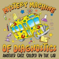 Funny Lab Week 2025 Retro Mystery Machine Of Diagnostics Button