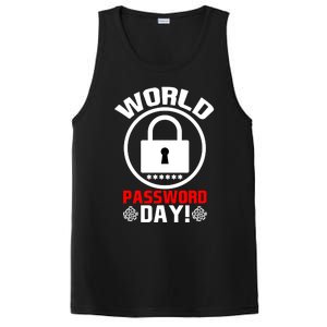 Funny Lock World Password Day! Password Day Meaningful Gift PosiCharge Competitor Tank