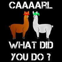 Funny Llama With Hats Gift Lama With Hat Carl What Did You Do Gift Sustainable Bucket Hat