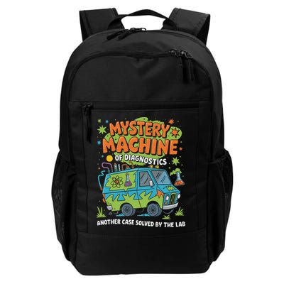 Funny Lab Week 2025 Retro Mystery Machine Of Diagnostics Daily Commute Backpack