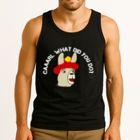 funny llama with hats lama with hat carl what did you do  Tank Top