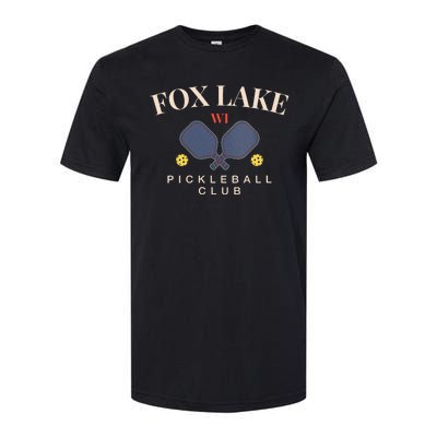 Fox Lake Wi Pickleball Club For Paddle Lovers Softstyle CVC T-Shirt