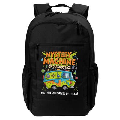 Funny Lab Week 2025 Retro Mystery Machine Of Diagnostics Daily Commute Backpack