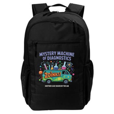 Funny Lab Week 2025 Retro Mystery Machine Of Diagnostics Daily Commute Backpack